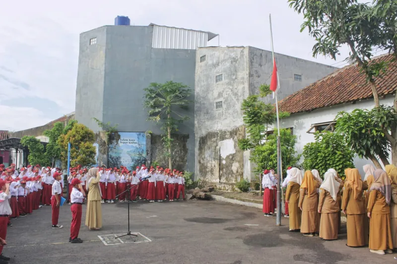 Upacara Bendera SDN 1 Sukamanah